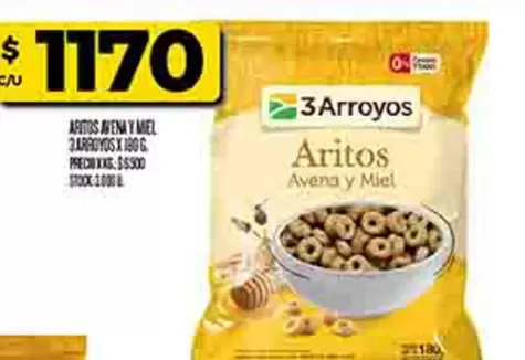 3 Arroyos - Aritos Avena y Mel