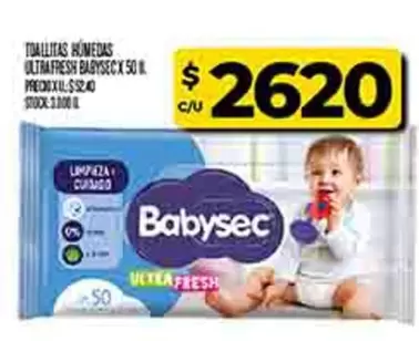 Babysec - ULTRAFRESH BABYSECX 50