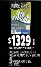 My Hogar - BOLSA DE CONSORCIO PLANAS 60 x 90 x 10 UN