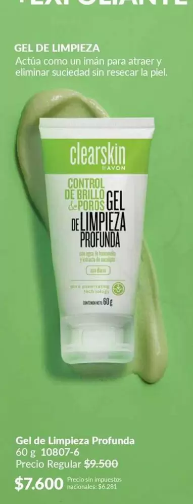 Avon - GEL DE LIMPIEZA PROFUNDA