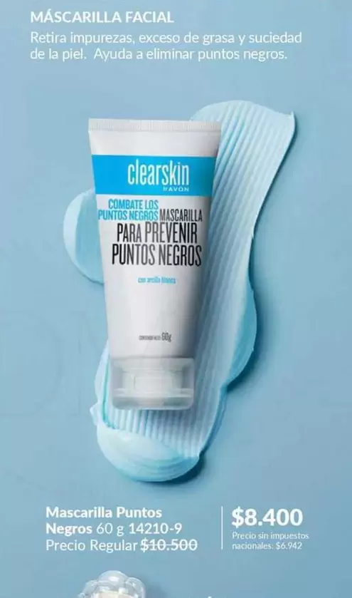 Avon - Mascarilla Puntos Negros 60 g 14210-9