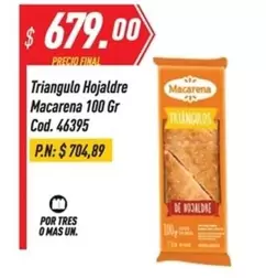 Triangulo Hojaldre 46395