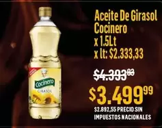 Cocinero - Aceite De Girasol