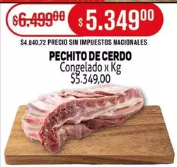 X$ - PECHITO DE CERDO