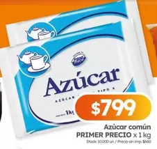 Primer - Azúcar común