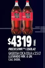 Coca cola - GASEOSA COCA COLA