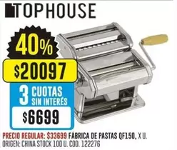Origen - FABRICA DE PASTAS QF150