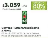 Heineken - Rubia lata