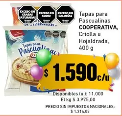 Tapas para Pascualinas