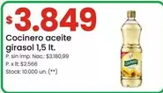Cocinero - Aceite Girasol