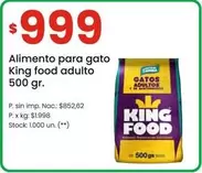 King -  food adulto