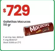 Macucas - Galletitas