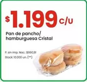 Cristal - Pan de pancho/ hamburguesa