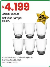 Pampa - Set vaso