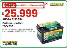 Mas - Bateria 12VX75A