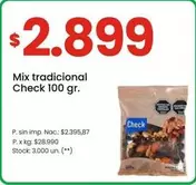 X$ - Mix tradicional