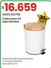 Cesto acero 3 It.