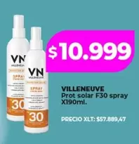Villeneuve - Prot solar F30 spray