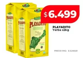 Playadito - Yerba x2kg