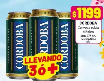 Córdoba - Cerveza rubia clásica
