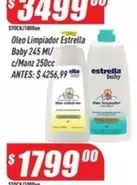 Estrella - Oleo Limpiador  Baby 245 ML/ c/Manz 250cc