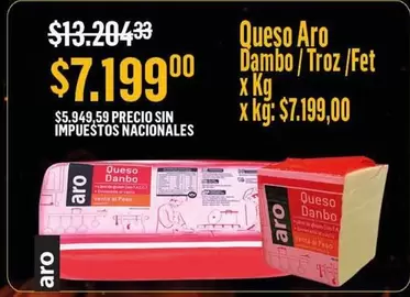 Aro - Queso Dambo/Troz/Fet x Kg