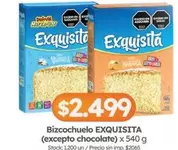 Exquisita - Bizcochuelo