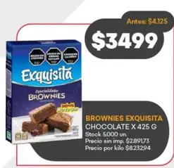 Exquisita - BROWNIES