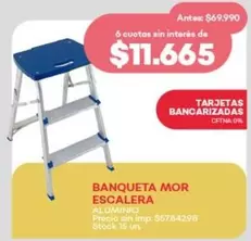 Mor - BANQUETA MOR ESCALERA