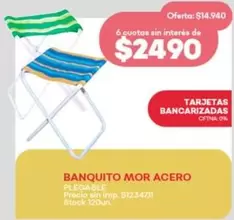 Mor - BANQUITO MOR ACERO