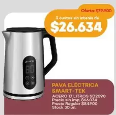 Smart tek - PAVA ELÉCTRICA