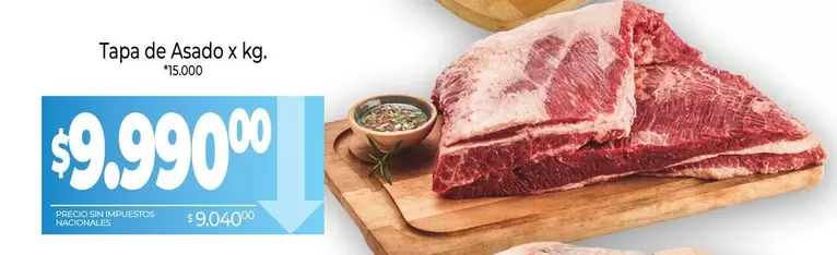 X$ - Tapa de Asado x kg.