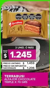 Terrabusi - Alfajor Chocolate