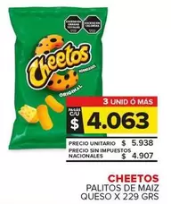 Cheetos - Palitos De Maiz Queso