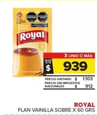 Royal - Flan Vainilla 