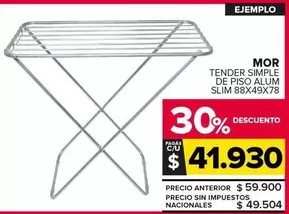 Mor - Tender Simple De Piso Alum Slim