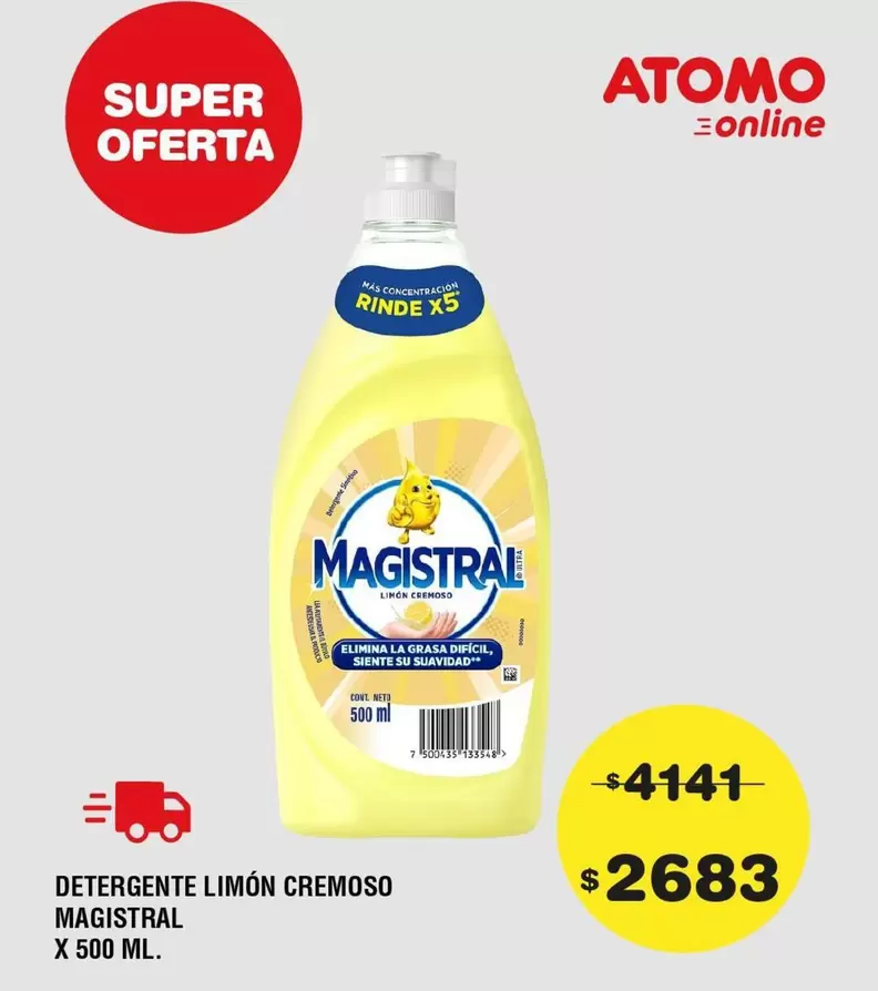 Magistral - DETERGENTE LIMÓN CREMOSO