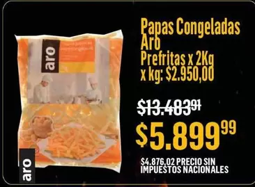 Aro - Papas Congeladas