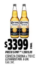 Corona - CERVEZA CORONA x 710 CC