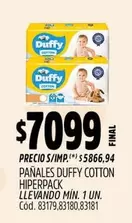 PAÑALES COTTON HIPERPACK