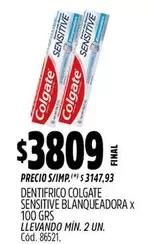 Colgate - DENTIFRICO SENSITIVE BLANQUEADORA