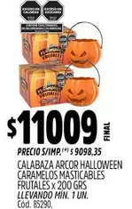 Arcor - CALABAZA ARCOR HALLOWEEN CARAMELOS MASTICABLES FRUTALES