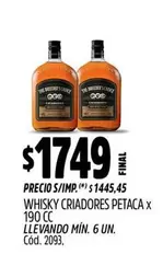 Criadores - WHISKY CRIADORES PETACA X 190 CC