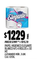 Elegante - PAPEL HIGIENICO