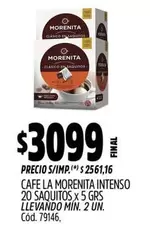 Morenita - CAFE INTENSO