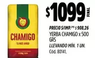 Chamigo - YERBA x 500 GRS