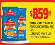 Lucchetti - FIDEOS LUCCHETTI x 500 GRS