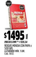Mendia - ÑOQUIS CON PAPA