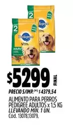 Pedigree - ALIMENTO PARA PERROS ADULTOS