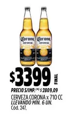 Corona - CERVEZA CORONA x 710 CC